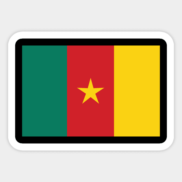 Cameroon Sticker by Wickedcartoons